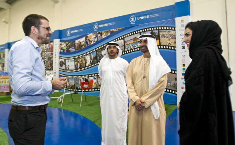  Sheikh Abdul Aziz Al Nuaimi Visits IHC, Gives Lecture on Altruism