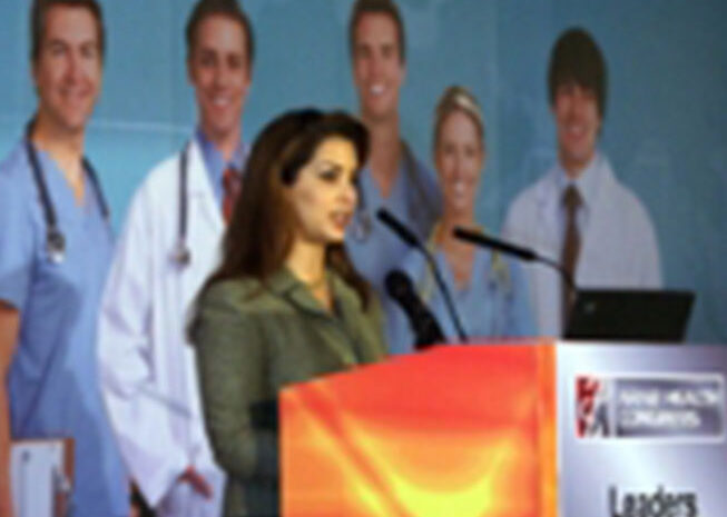  Princess Haya warns of implications for health of global financial crisis