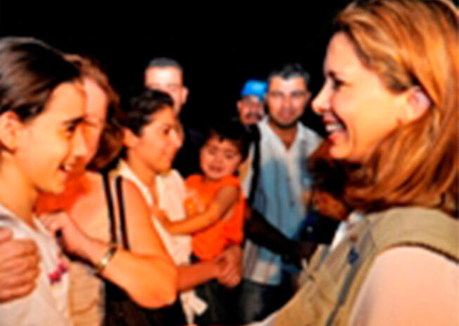  Princess Haya Returns from Dubai Airlift to Haiti